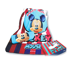 美国迪士尼Disney笑脸米奇丝绒毯DSM-7041（120×150cm）
