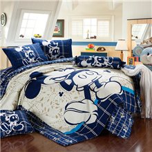 美国迪士尼Disney床单被套枕套床上用品MU系家纺四件套200×230cm
