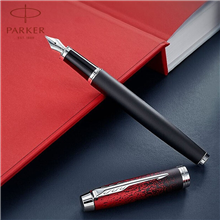 美国派克PARKER钢笔红色火花蓝色起源金属追求IM特别款墨水笔