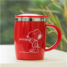 史努比SNOOPY带盖可爱杯水杯SP-58001