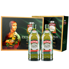 西班牙星牌STAR特级初榨橄榄健康油礼盒750ml×2瓶