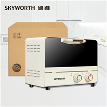 创维SKYWORTH家用多功能10L定时控温烤箱K263