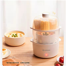 艾美特Airmate蒸蛋器迷你家用多功能早餐机小功率蒸煮锅CR0201