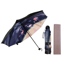 普拉思PURASE梦想家园遮阳伞晴雨两用防晒三折雨伞DF8652