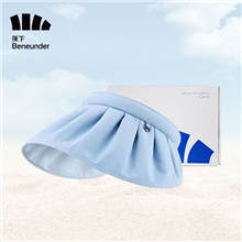 蕉下BENEUNDER纭际系列贝壳沙滩帽编织帽防晒帽