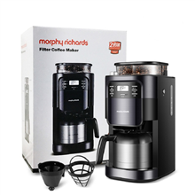 摩飞Morphyrichards全自动磨豆家用办公非胶囊咖啡机双层保温咖啡壶MR1028
